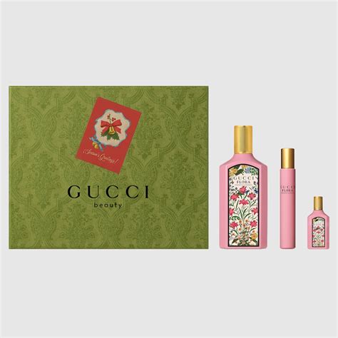 gucci flora christmas set|flora gorgeous gardenia gift set.